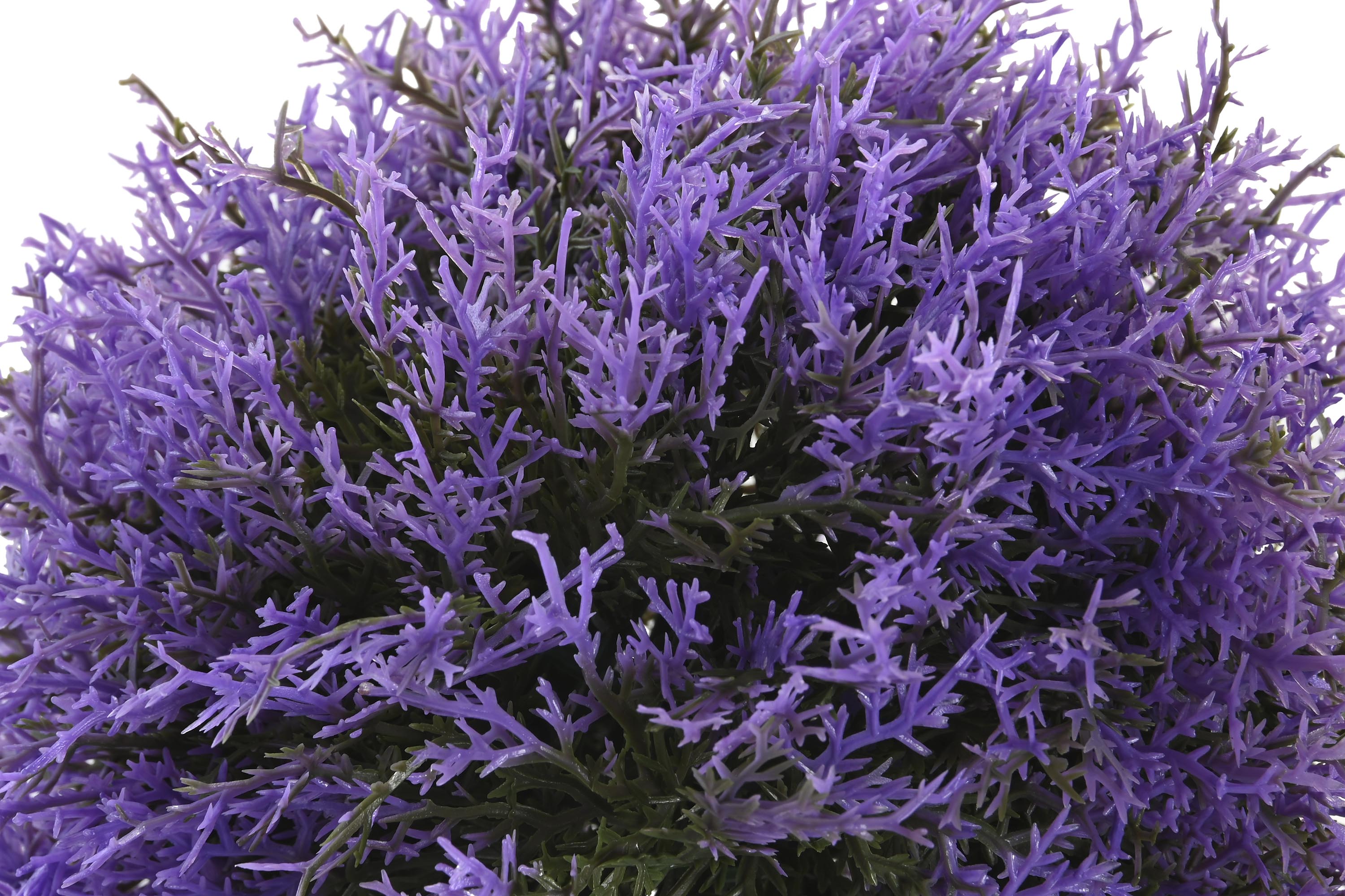 PACK DE 6 BOLA DECORACION PE 20X20X20 UV VERDE