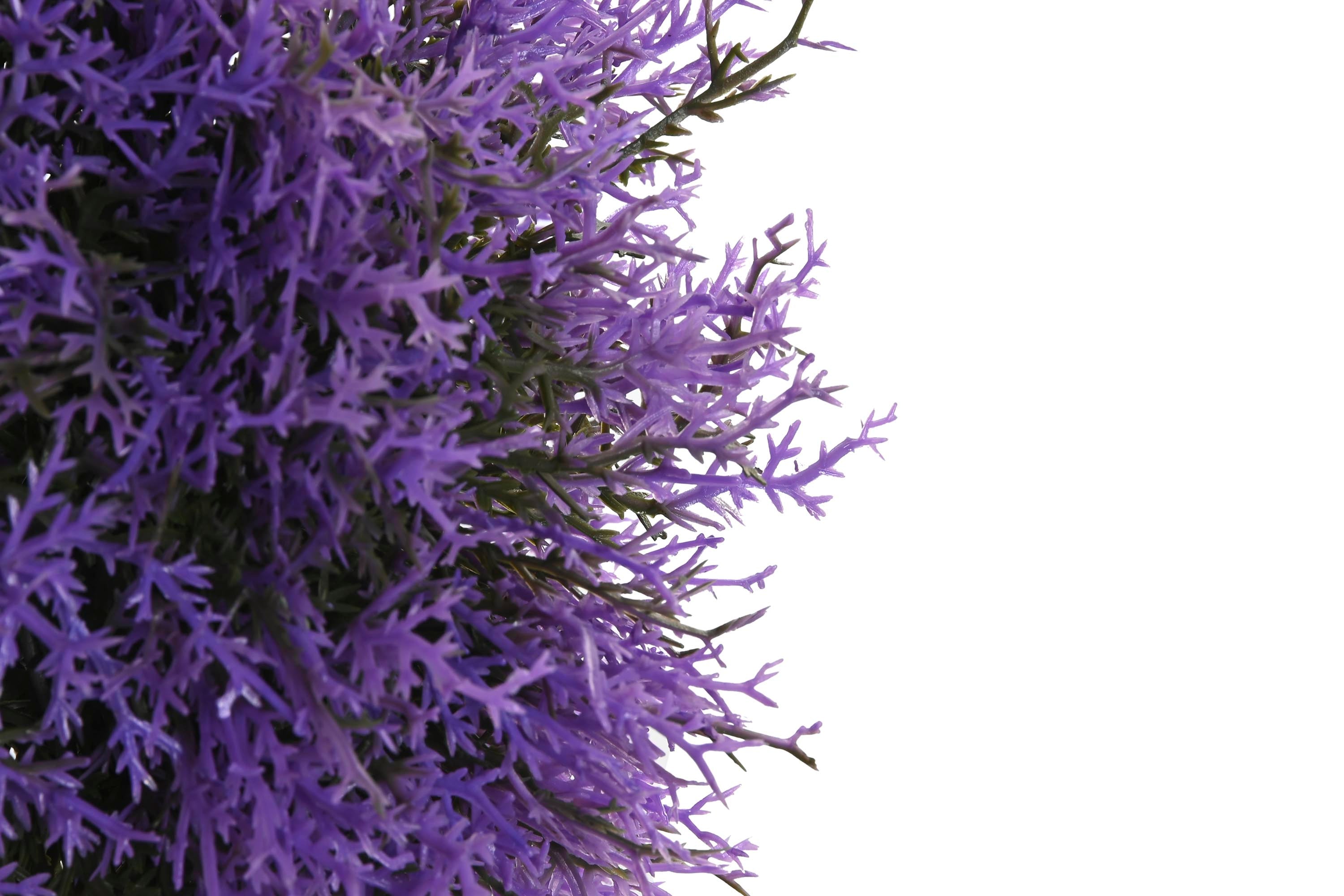 PACK DE 6 BOLA DECORACION PE 20X20X20 UV VERDE