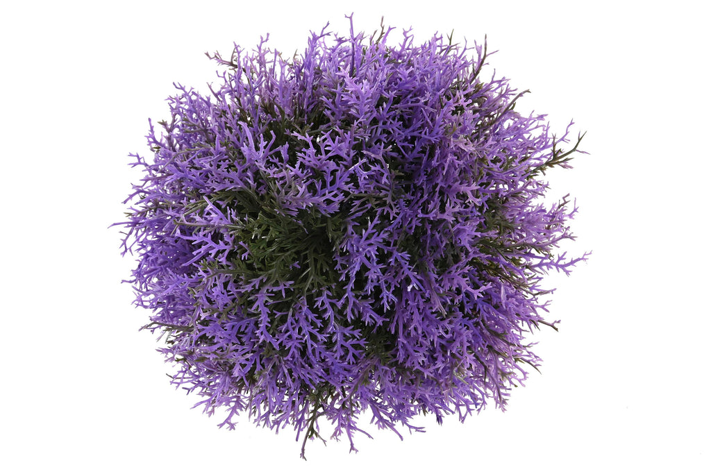 PACK DE 6 BOLA DECORACION PE 20X20X20 UV VERDE