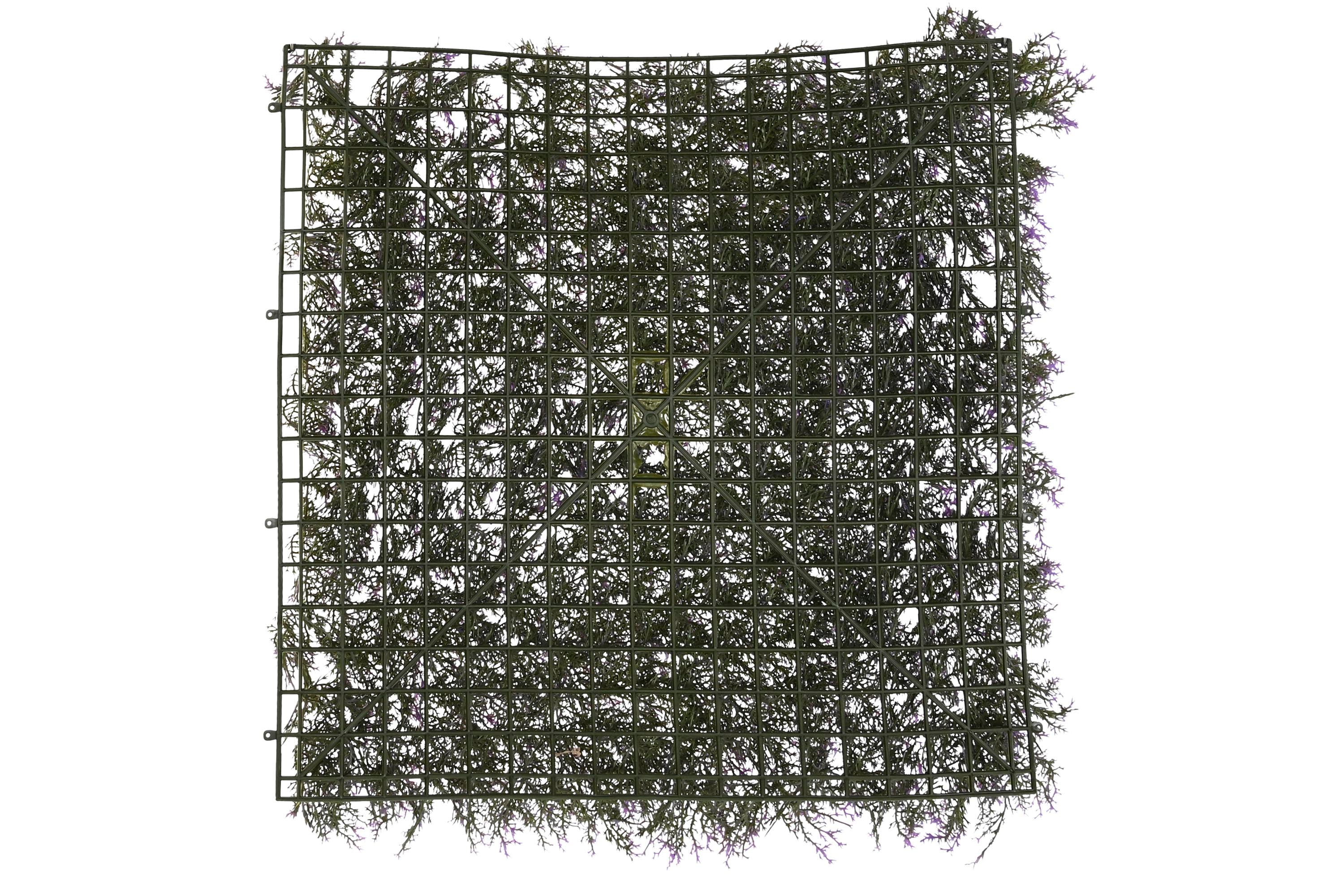 PACK DE 4 JARDIN VERTICAL PE 50X50X5 UV VERDE