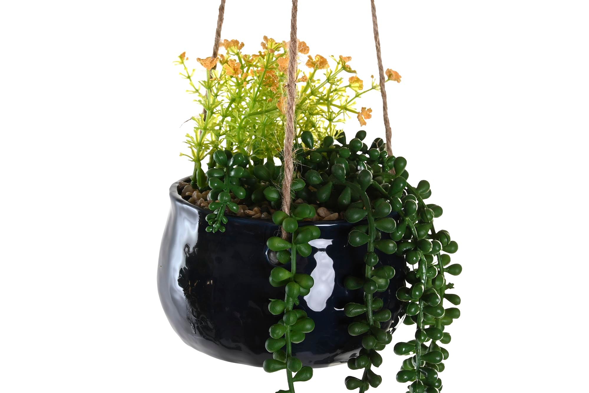 PACK DE 4 PLANTA CERAMICA PE 15X15X70 COLGANTE 2 SURT.