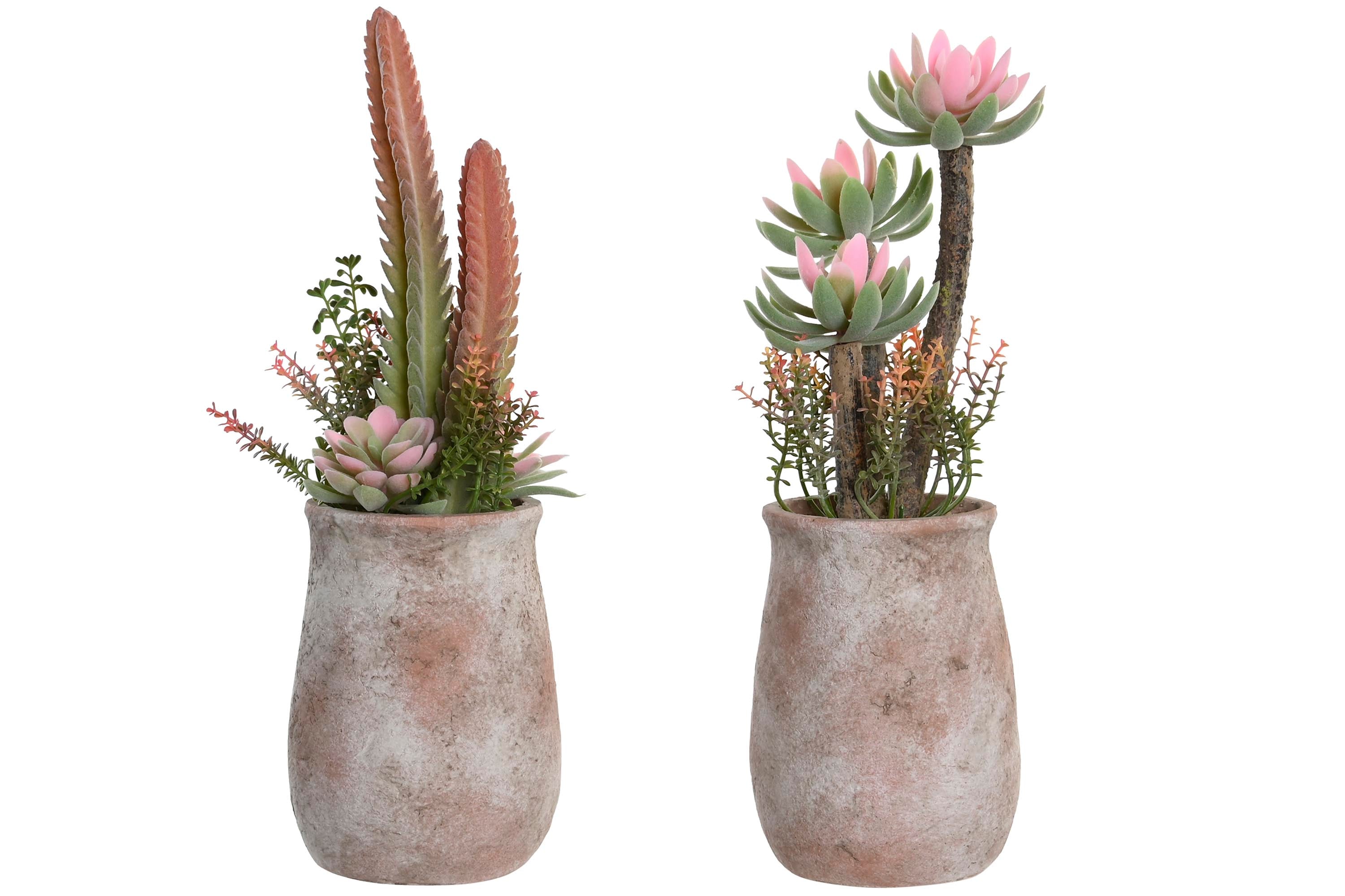 PACK DE 4 PLANTA PP ESPUMA 13X13X35,5 2 SURT.