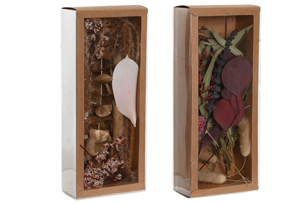 PACK DE 6 RAMO FLOR SECA 9,5X4,5X22,5 2 SURT.