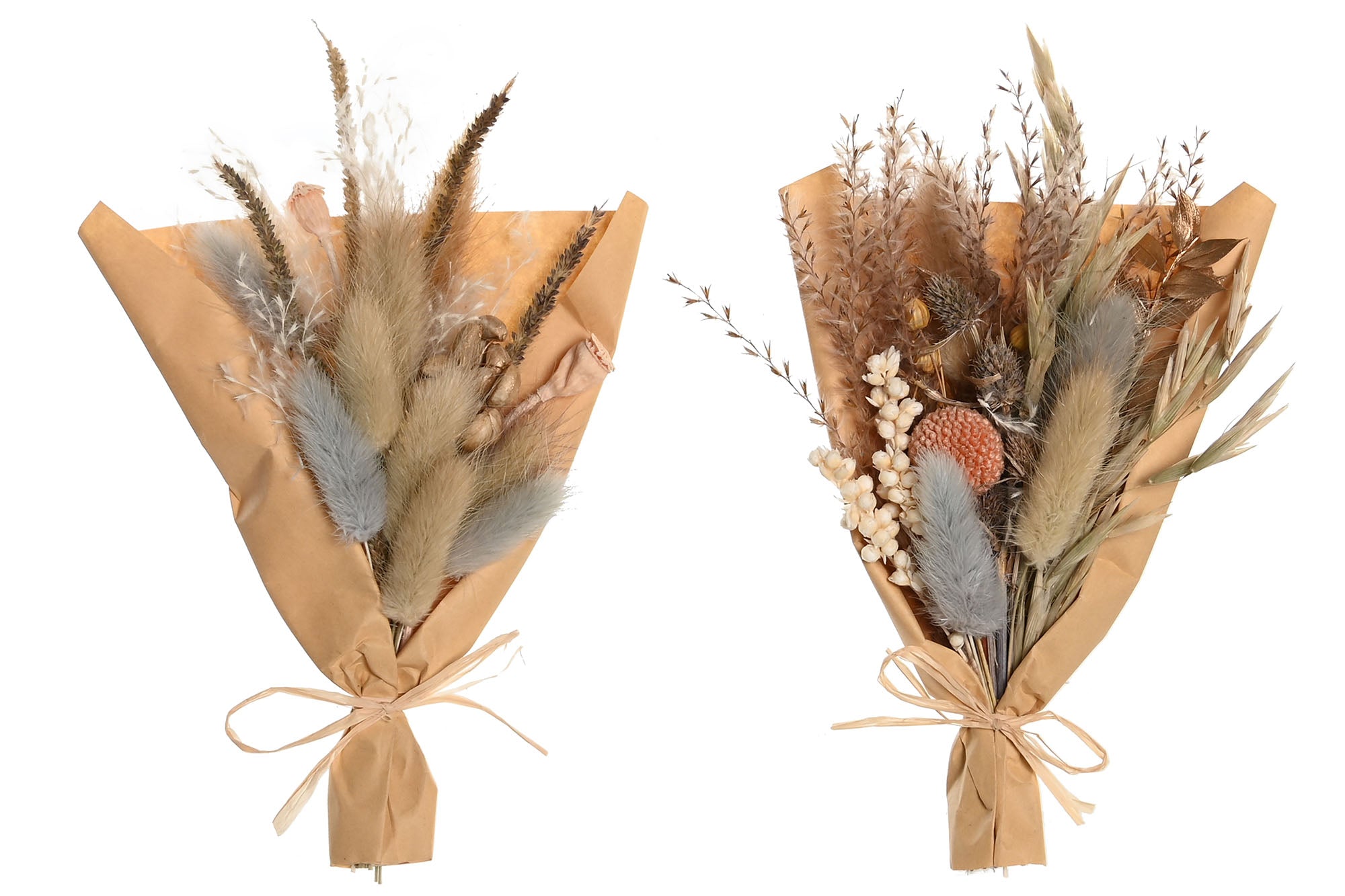 PACK DE 6 RAMO FLOR SECA 10X5X18 2 SURT.