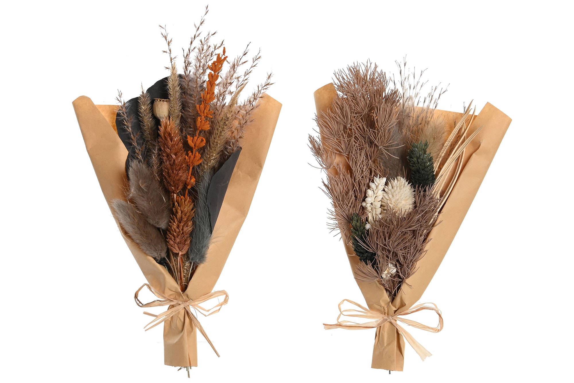 PACK DE 6 RAMO FLOR SECA 10X5X18 2 SURT.