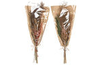 PACK DE 12 RAMO FLOR SECA 24X10X60 2 SURT.