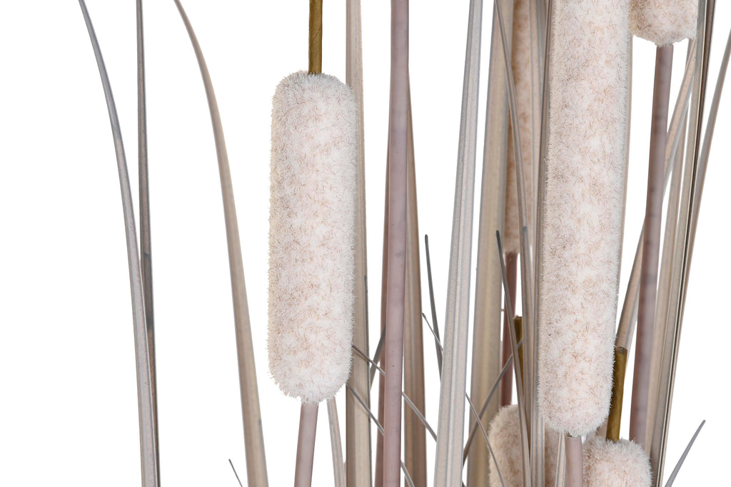 PLANTA PVC 45X45X150 JUNCO GRIS CLARO