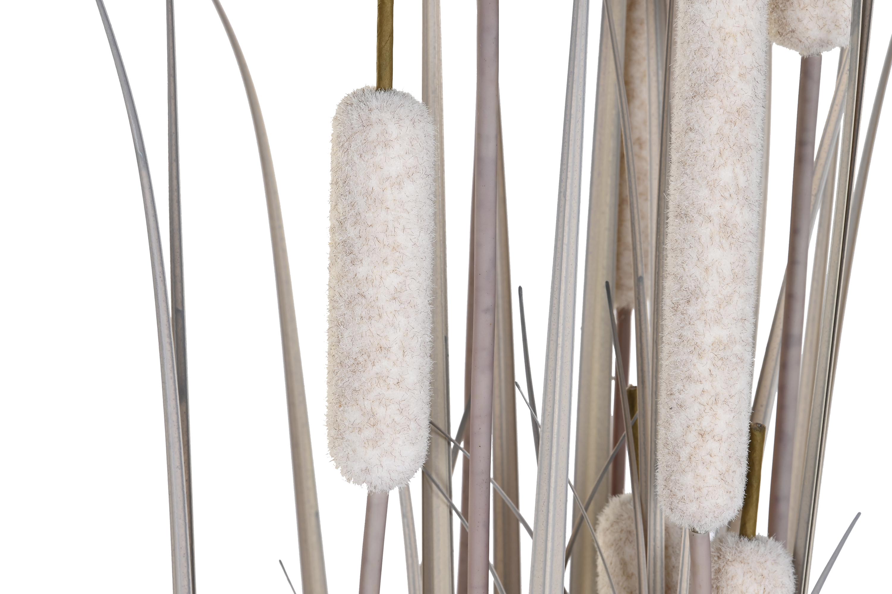 PLANTA PVC 45X45X150 JUNCO GRIS CLARO