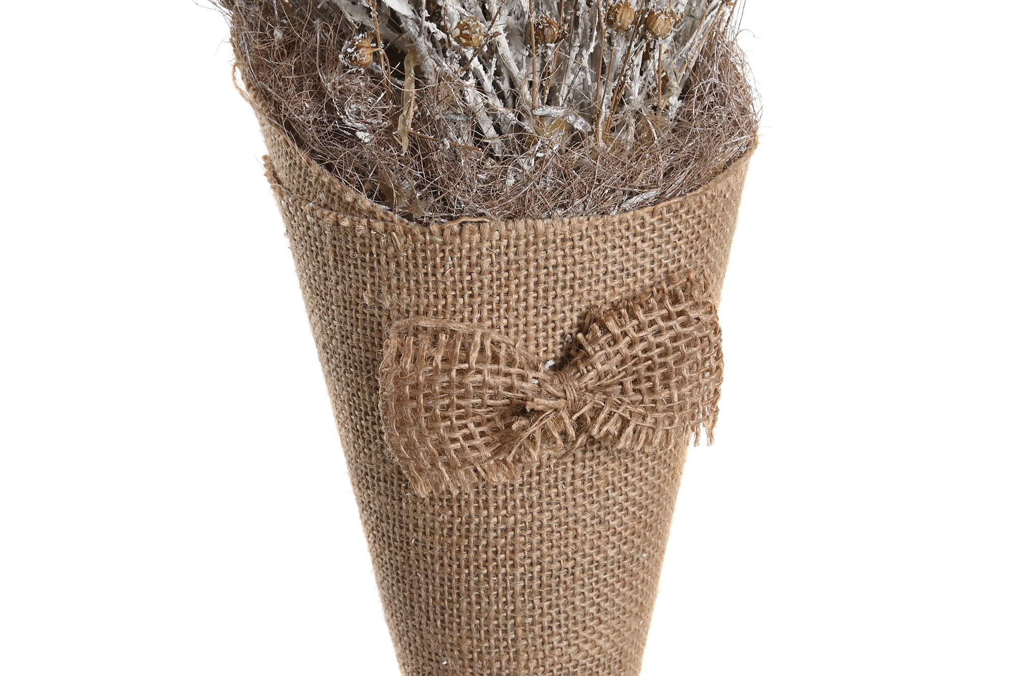 PACK DE 12 RAMO FLOR SECA YUTE 25X25X50 3 SURT.