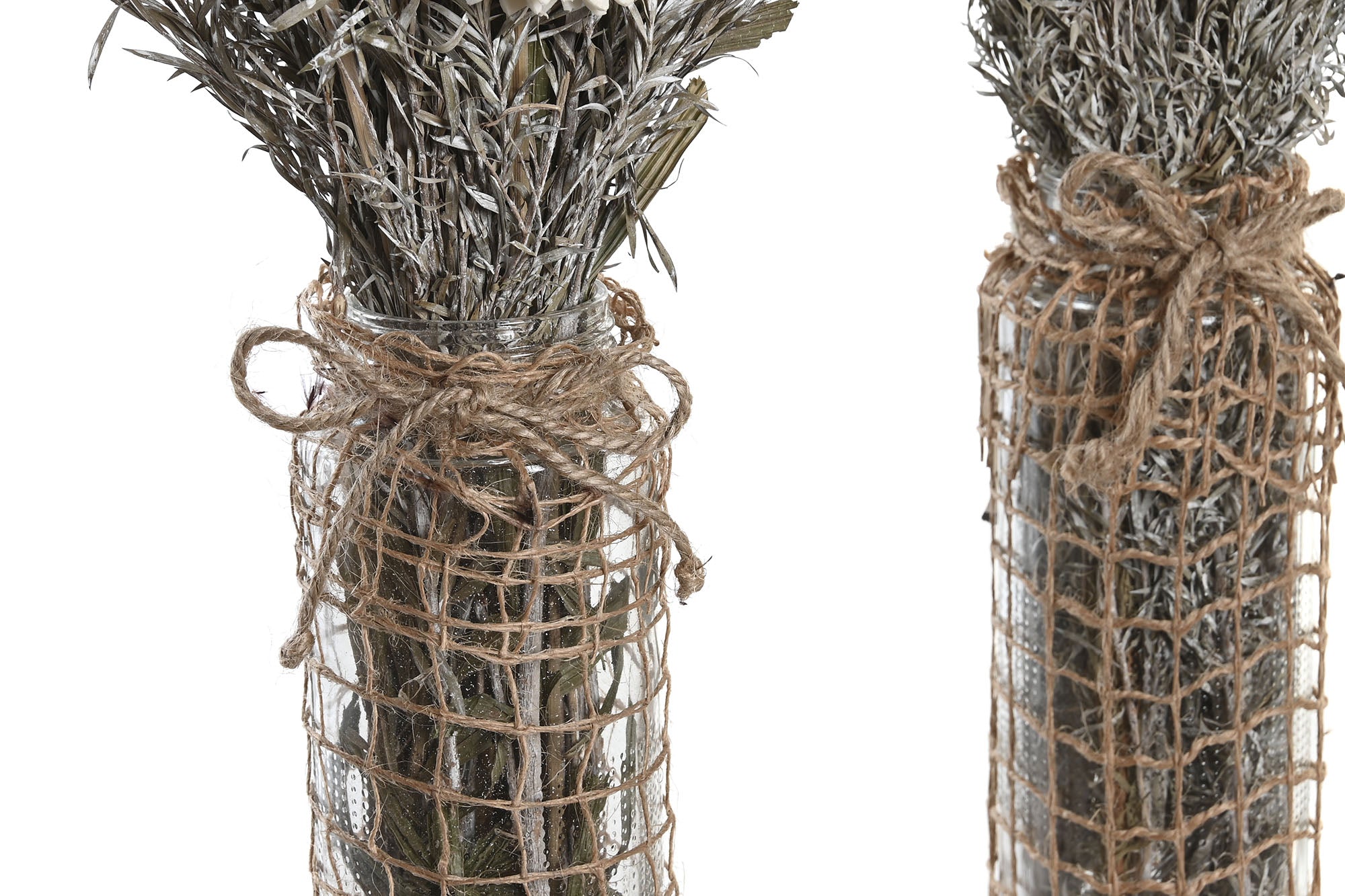 PACK DE 12 RAMO FLOR SECA CRISTAL 20X20X50 2 SURT.