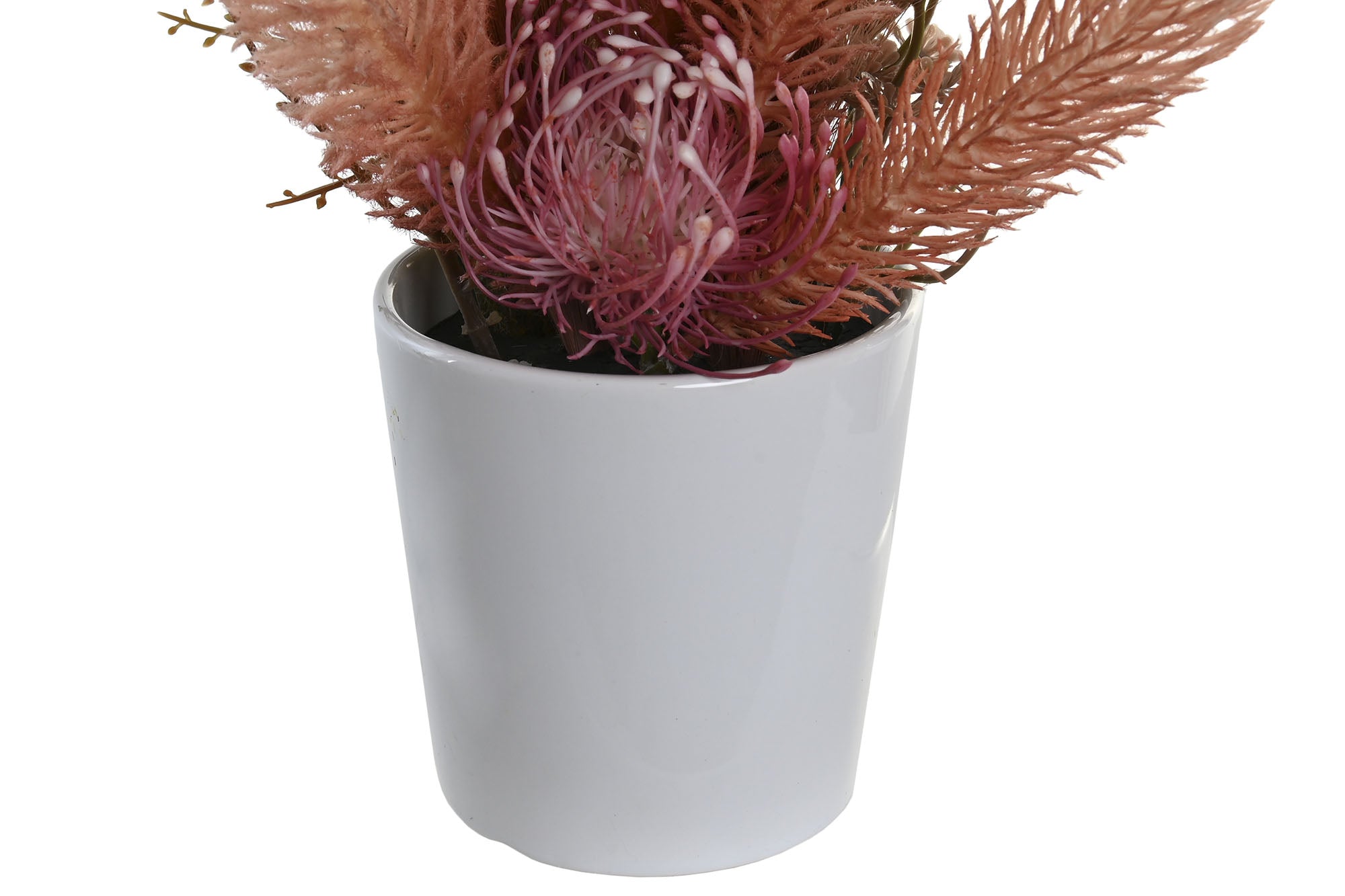 PACK DE 12 PLANTA PE CERAMICA 11X11X36 ROSA