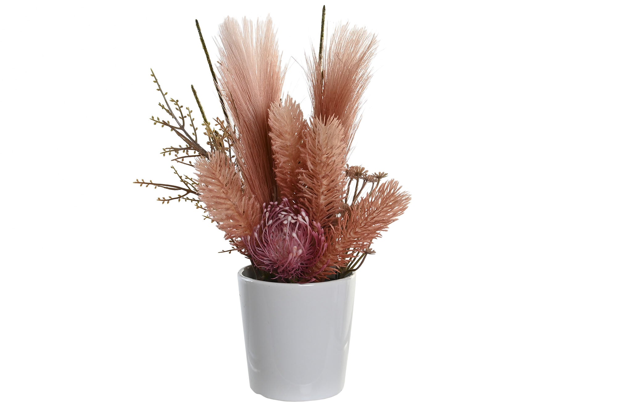 PACK DE 12 PLANTA PE CERAMICA 11X11X36 ROSA