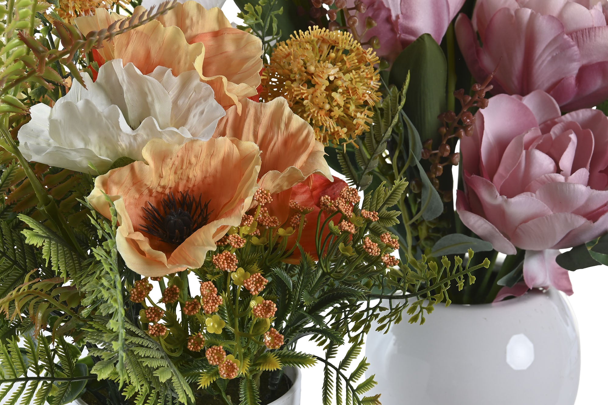 PACK DE 12 PLANTA POLIESTER PE 15X15X31 2 SURT.