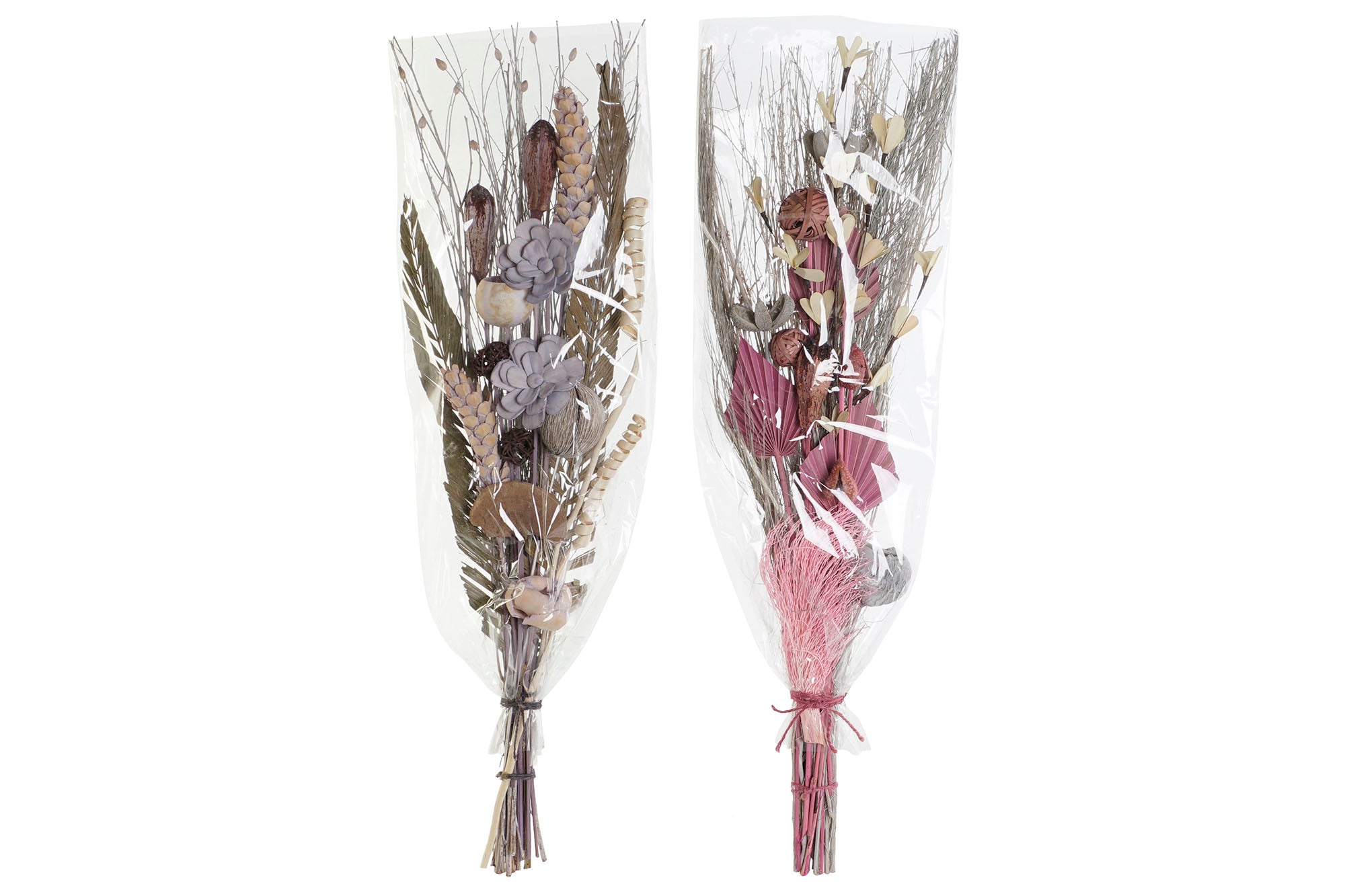 PACK DE 12 RAMO FLOR SECA 30X30X90 2 SURT.