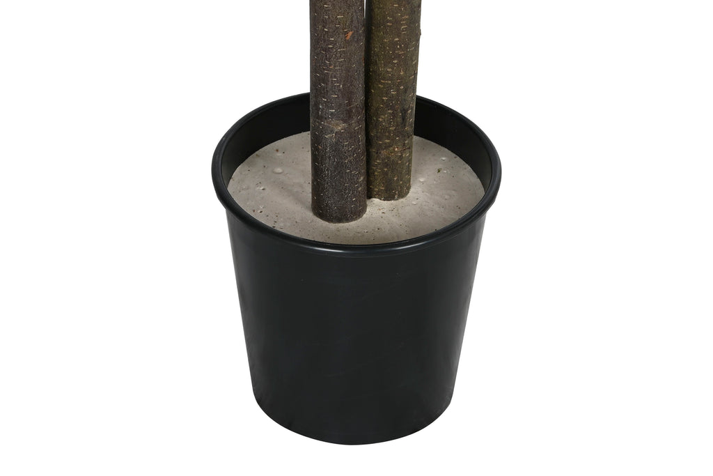 PACK DE 2 ARBOL POLIESTER MADERA 80X80X150 FICUS VERDE