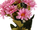 PACK DE 12 RAMA POLIESTER PE 16X16X35 GERBERA 4 SURT.