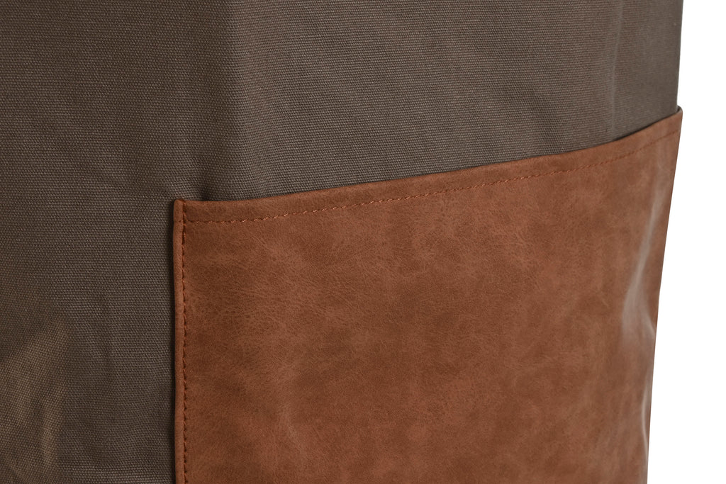 BOLSA ALGODON CANVAS 40X40X60 PARA RESTOS VERDE