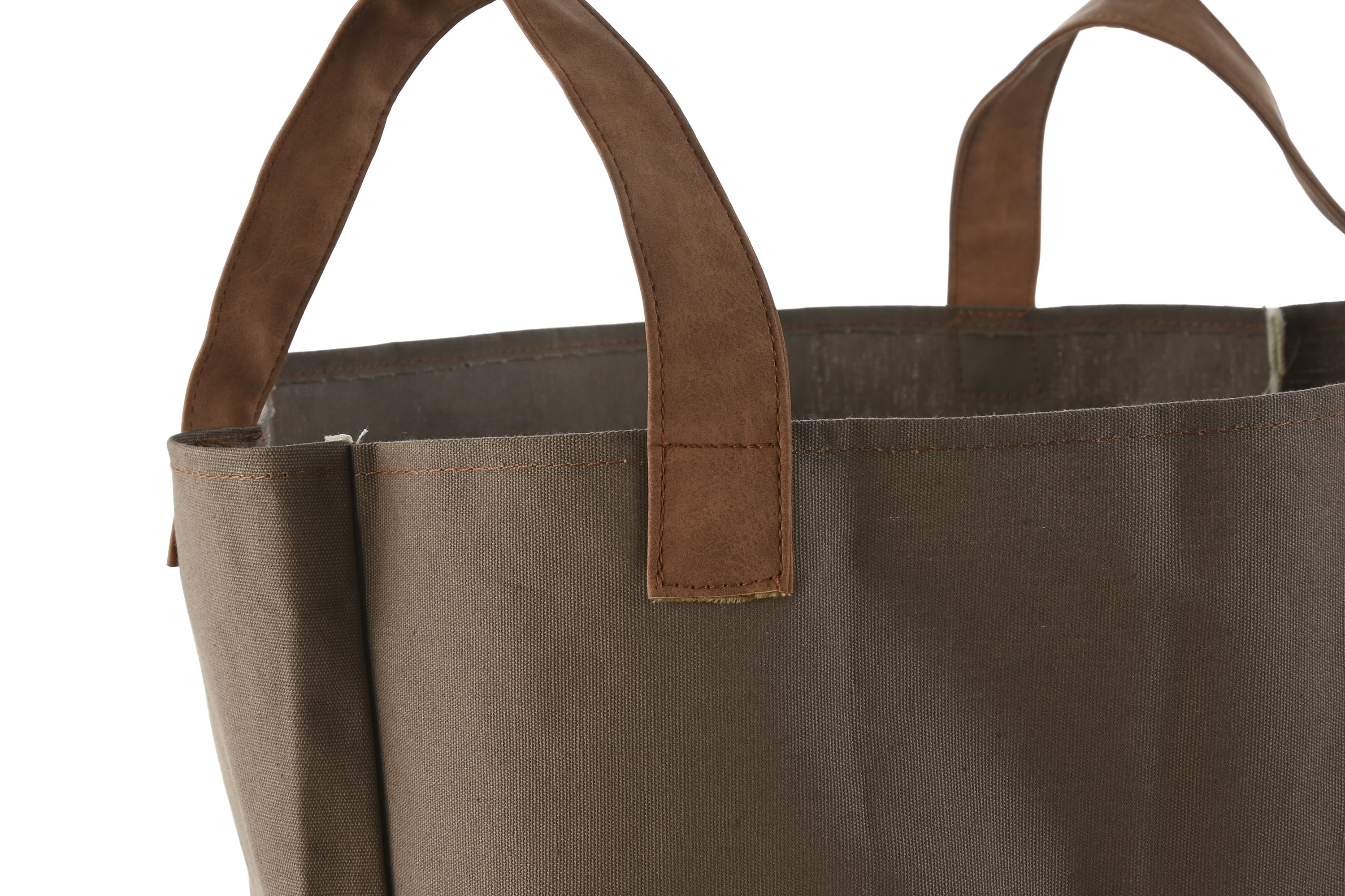 BOLSA ALGODON CANVAS 40X40X60 PARA RESTOS VERDE