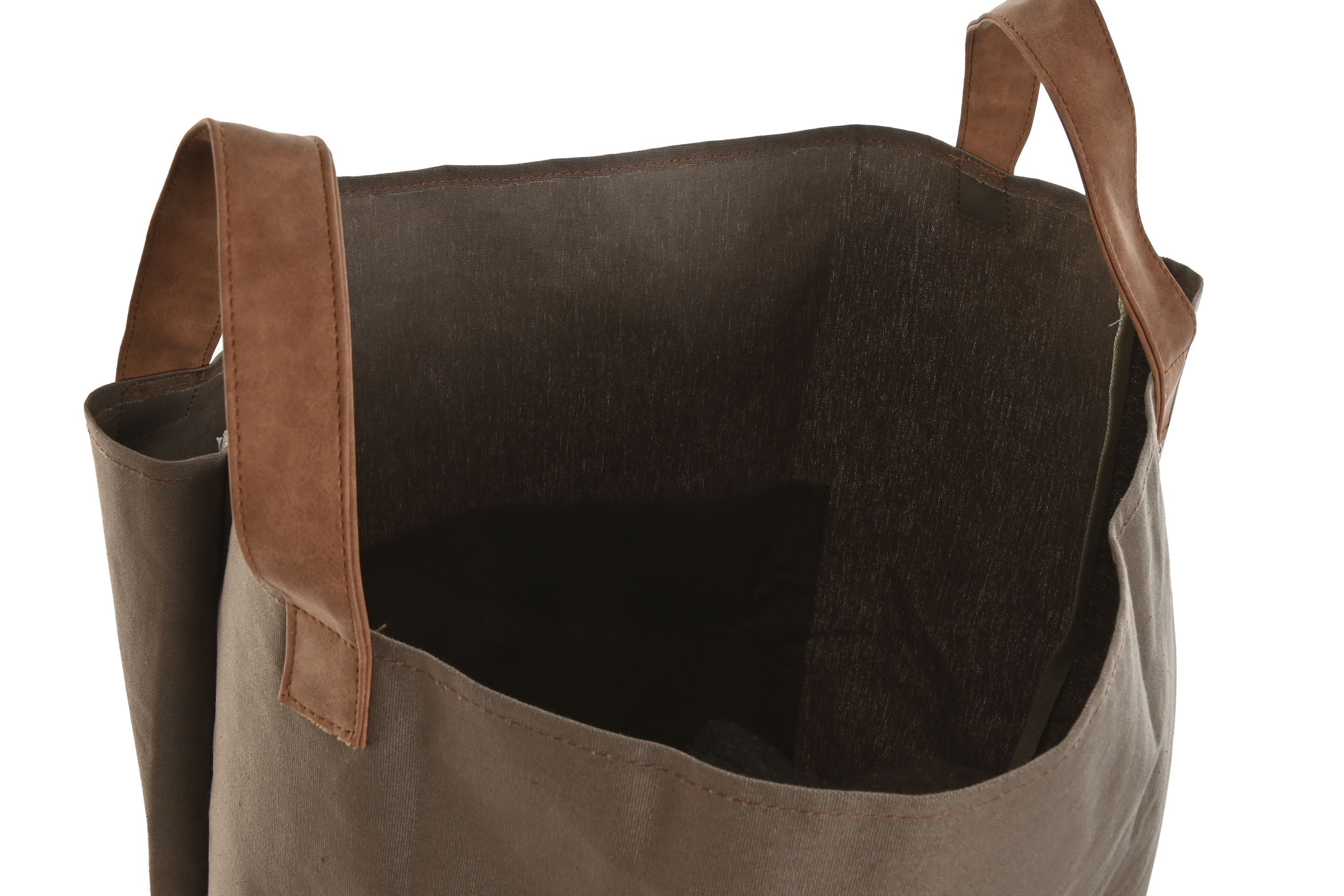 BOLSA ALGODON CANVAS 40X40X60 PARA RESTOS VERDE