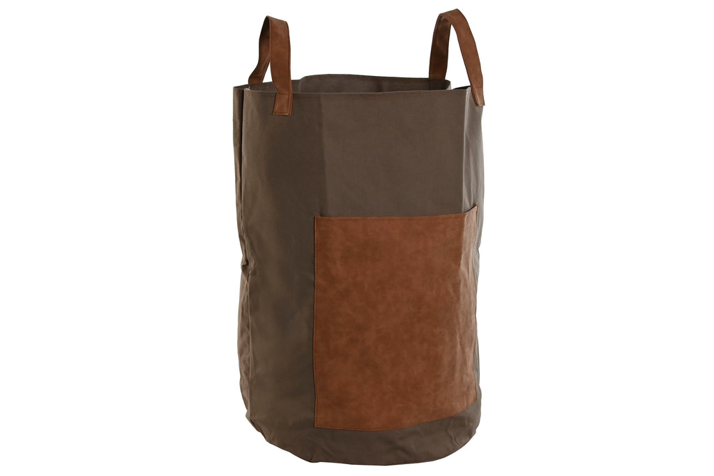 BOLSA ALGODON CANVAS 40X40X60 PARA RESTOS VERDE
