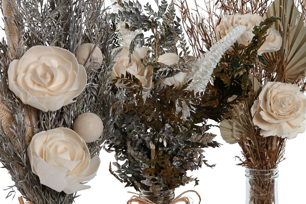 PACK DE 3 PLANTA FLOR SECA CRISTAL 11X11X40 3 SURT.