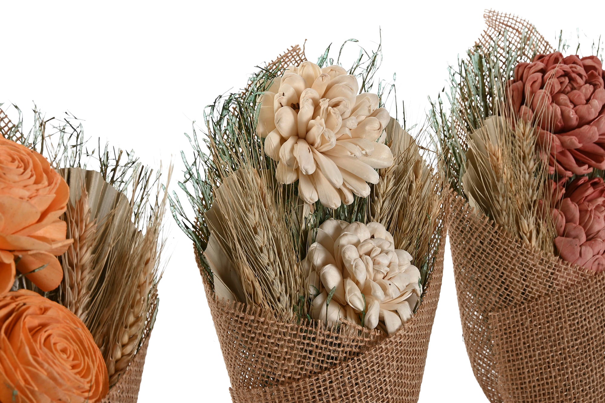 RAMO FLOR SECA YUTE 20X8X35 3 SURT. - Imagen 3