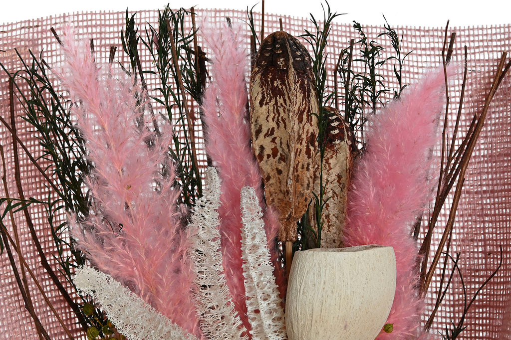 PACK DE 12 RAMO FLOR SECA YUTE 30X10X60 3 SURT.