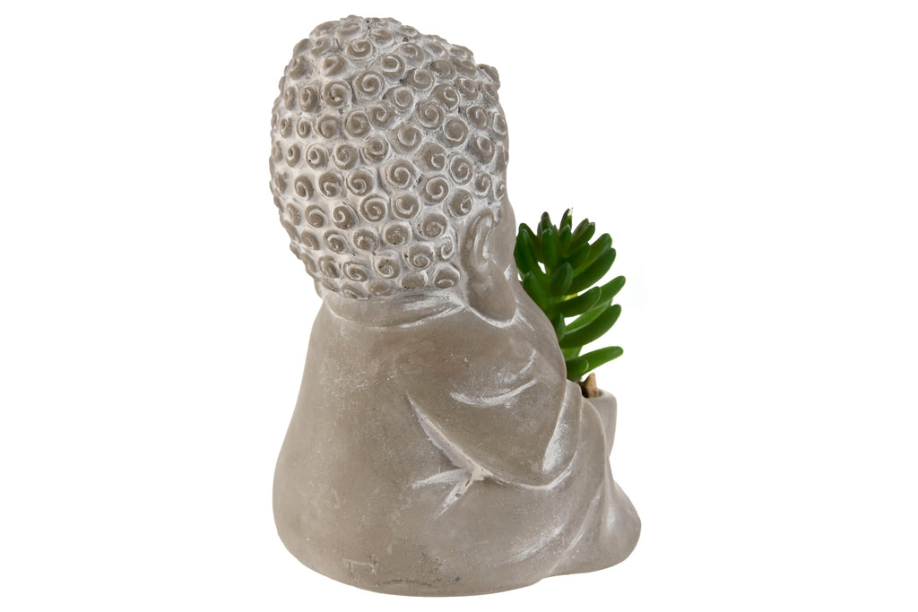 PACK DE 3 PLANTA CEMENTO PE 8,5X7X11 BUDHA 3 SURT.