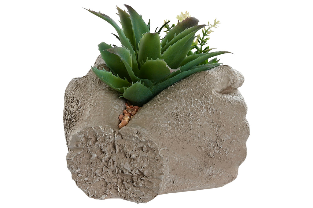 PACK DE 4 PLANTA RESINA PE 18,5X16X17 MANOS 2 SURT.