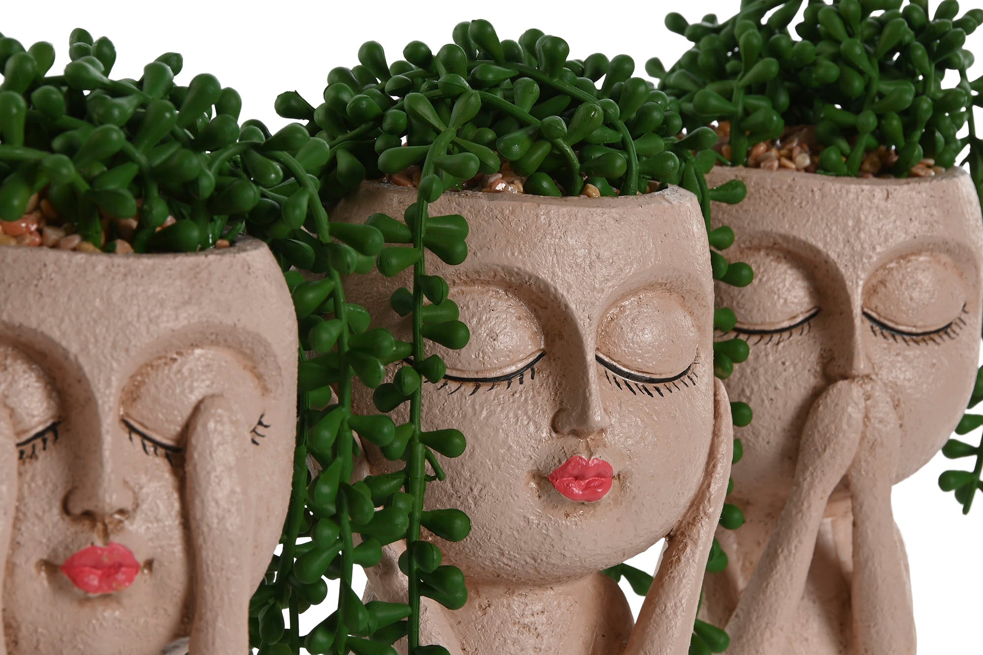 PLANTA RESINA PE 14,5X13X18 3 SURT. - Imagen 2