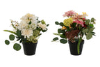 PLANTA POLIESTER PE 28X34X33 BOUQUET 2 SURT. - Imagen 1