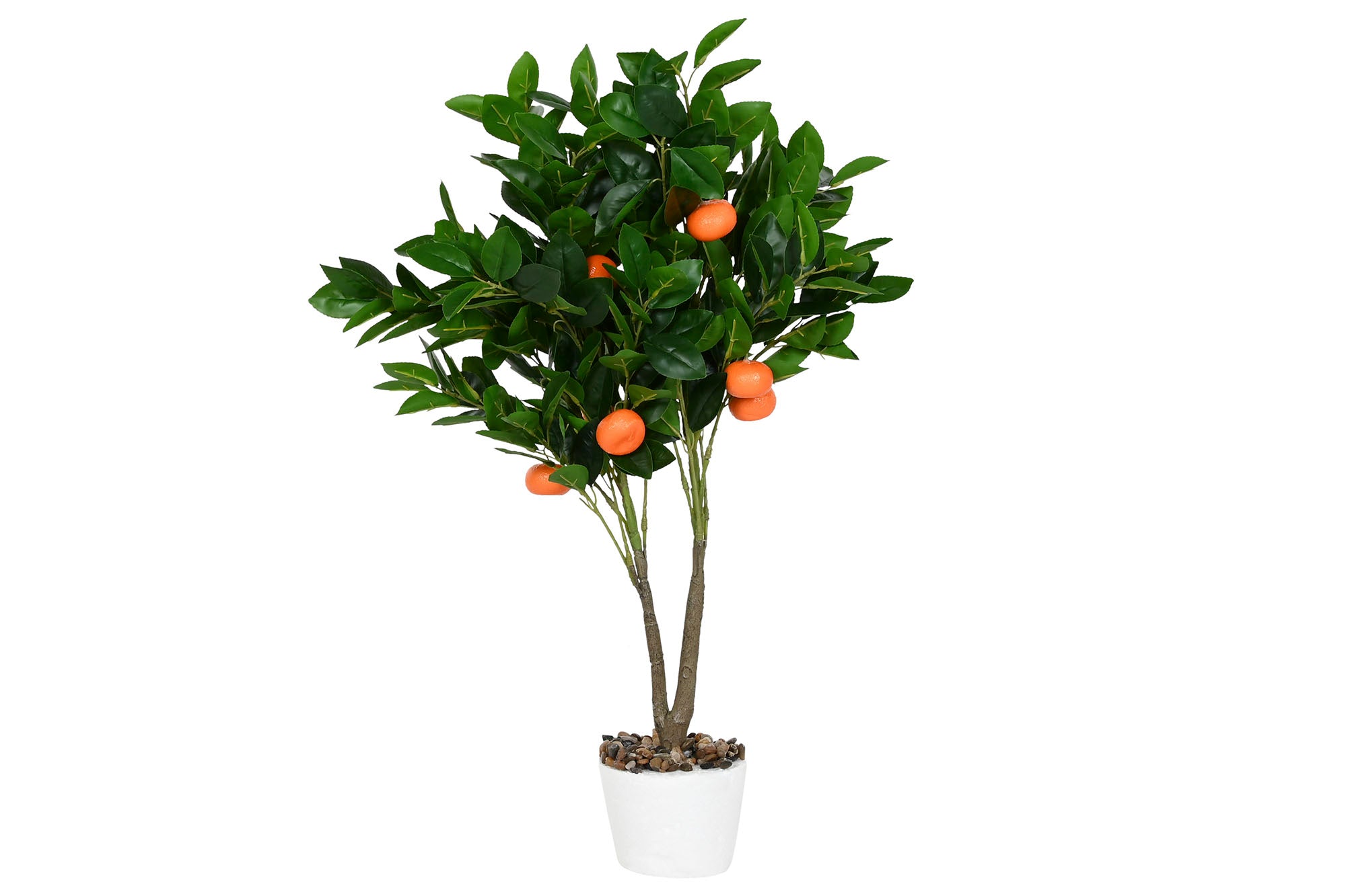 PACK DE 2 ARBOL PE ESPUMA 40X40X82 NARANJO VERDE