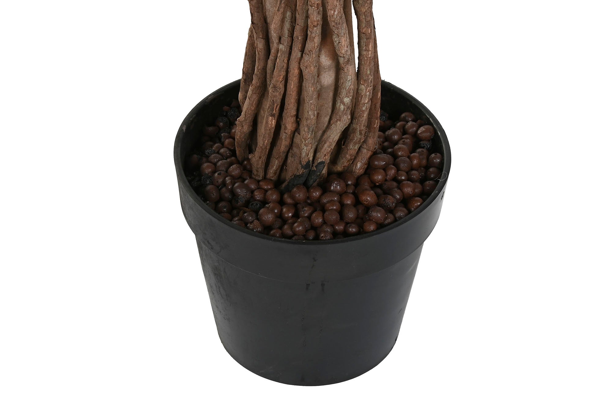 PACK DE 2 PLANTA PE MADERA 80X80X150 FICUS VERDE