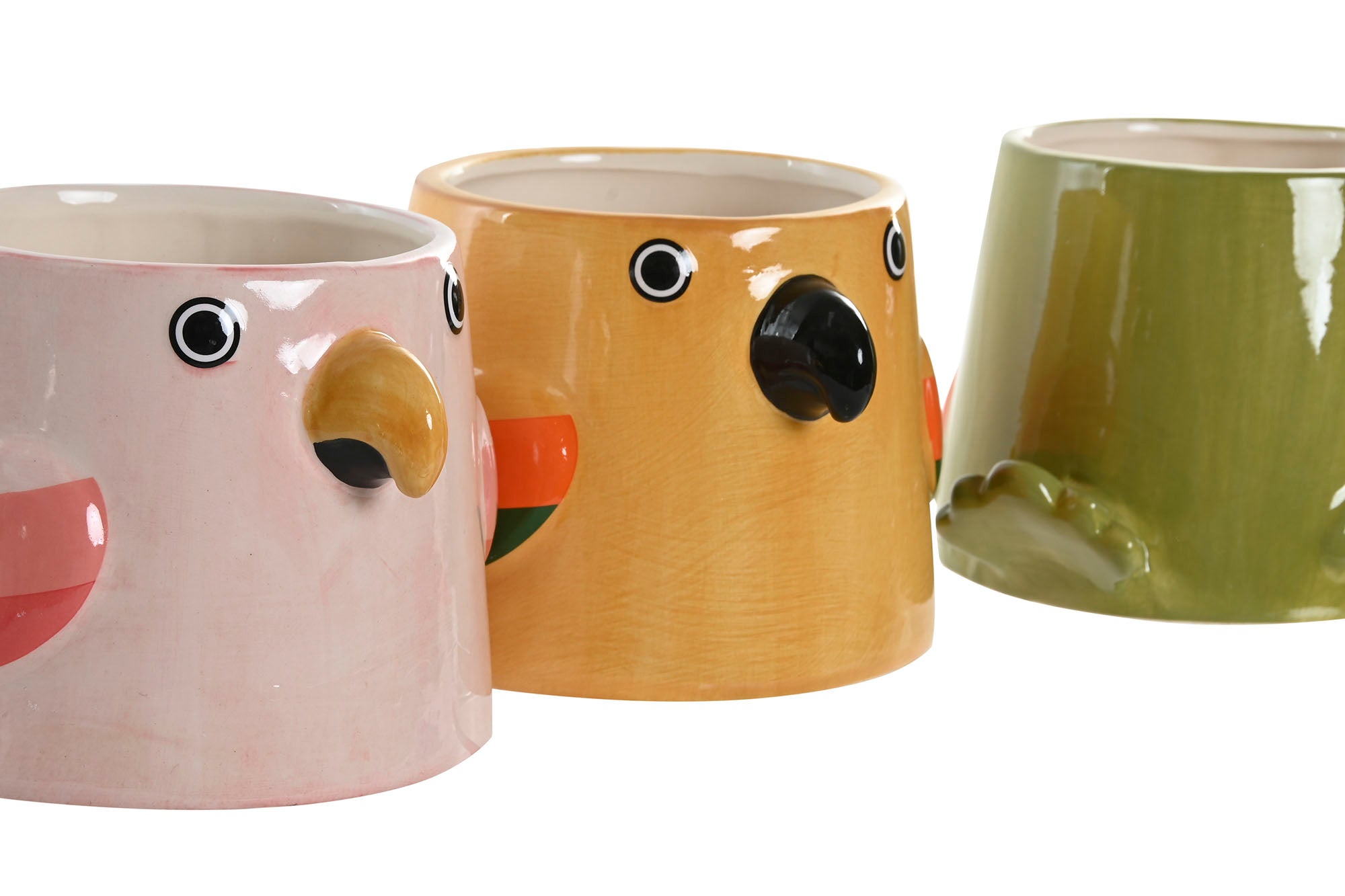 MACETERO CERAMICA 19X16X12 PAJARO 3 SURT. - Imagen 2