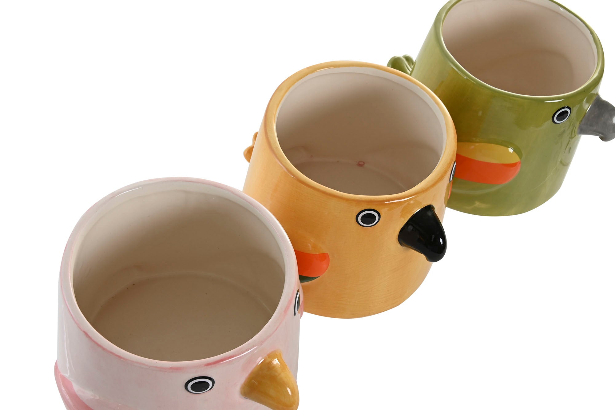 MACETERO CERAMICA 19X16X12 PAJARO 3 SURT. - Imagen 3