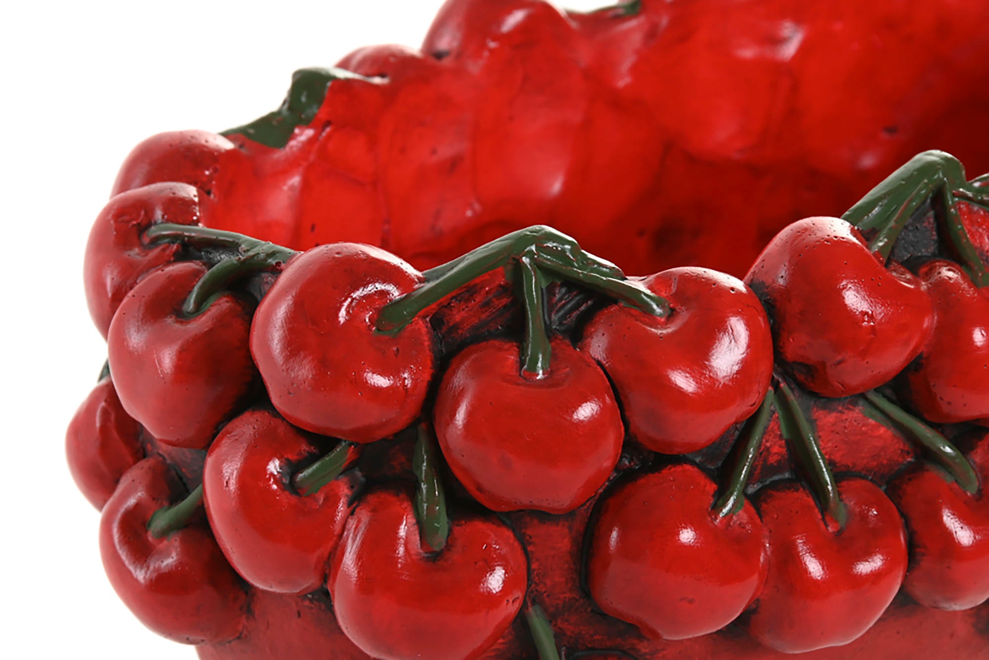 CENTRO MESA CEMENTO 25X16X13 CEREZAS ROJO - Imagen 2