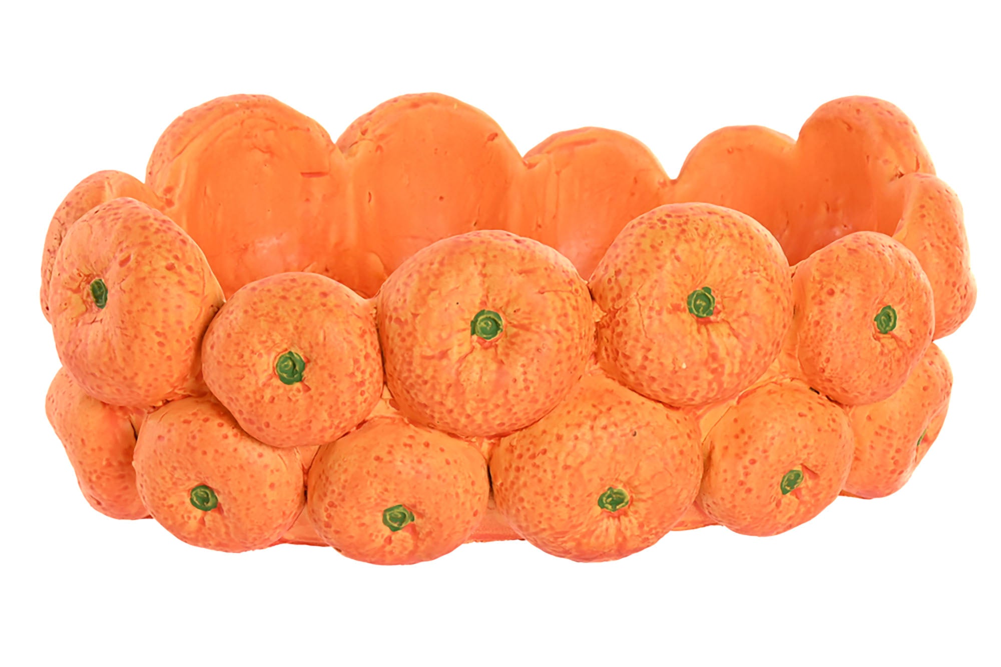 CENTRO MESA CEMENTO 24X16X10 MANDARINAS NARANJA - Imagen 1