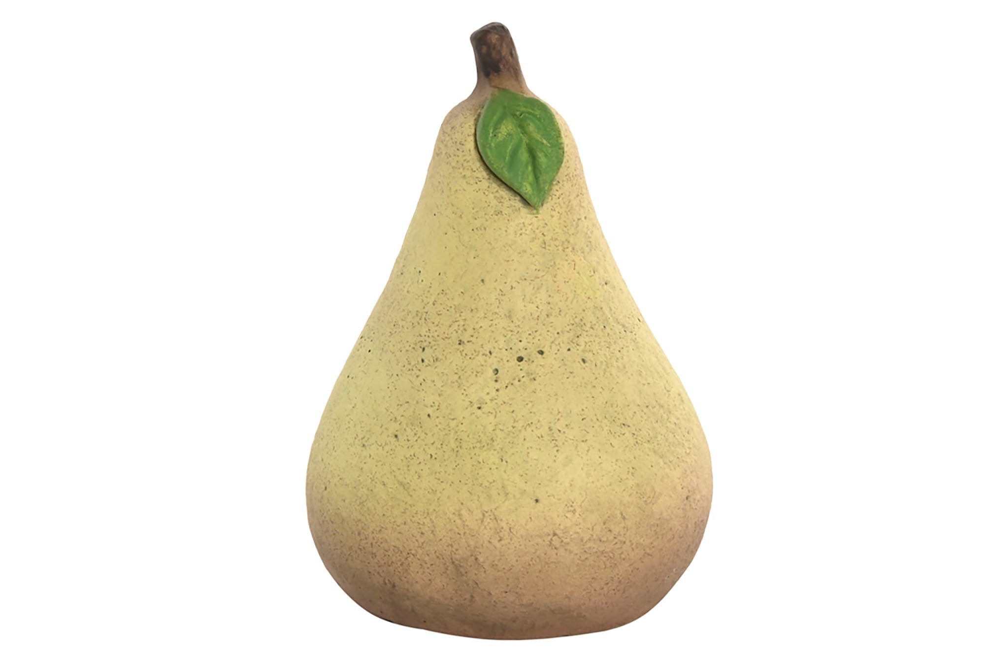 FIGURA CEMENTO 14X14X20 PERA VERDE - Imagen 1
