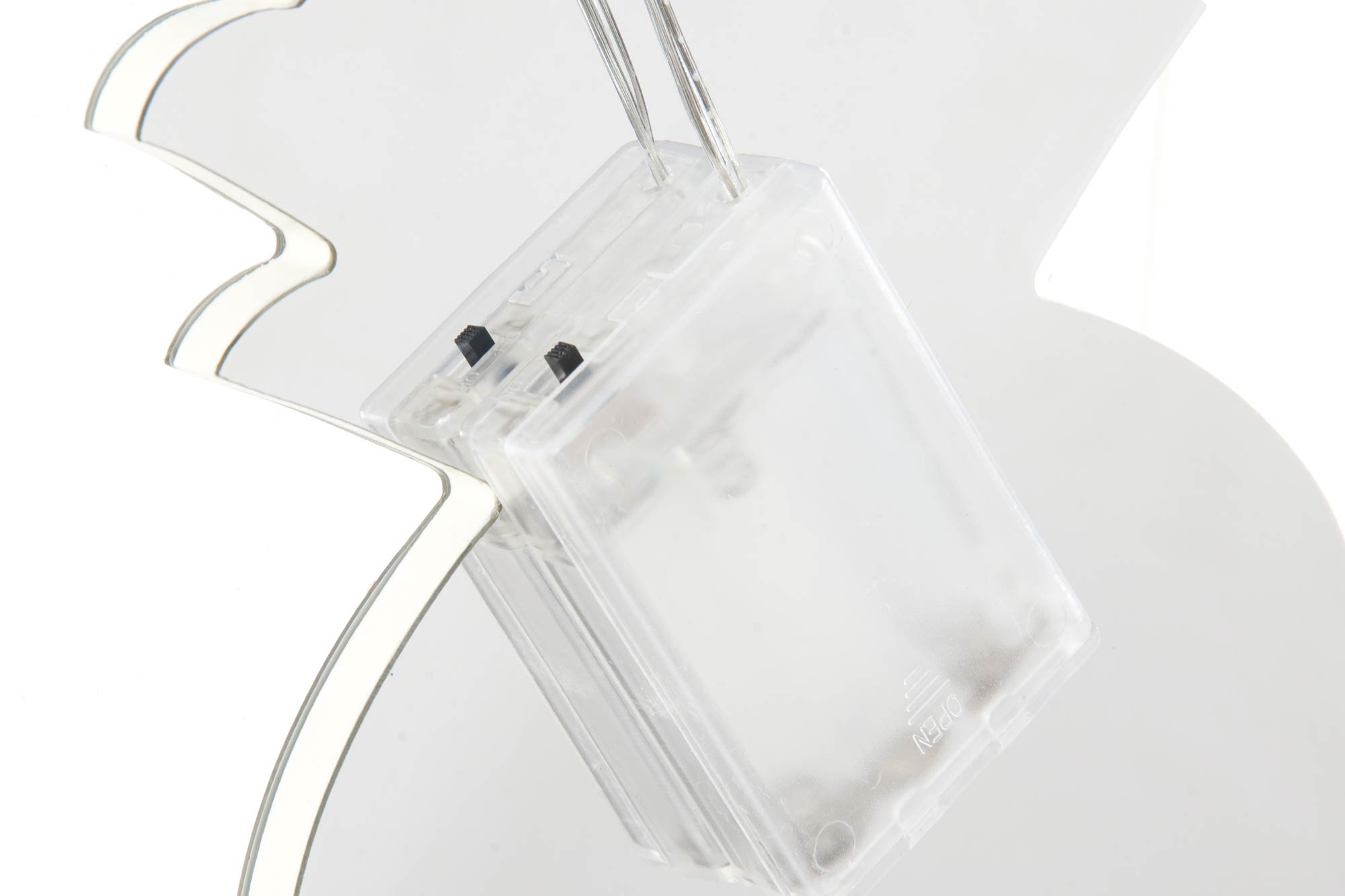 DECORACION PARED LED PP 1 PIÑA BLANCO - Imagen 1