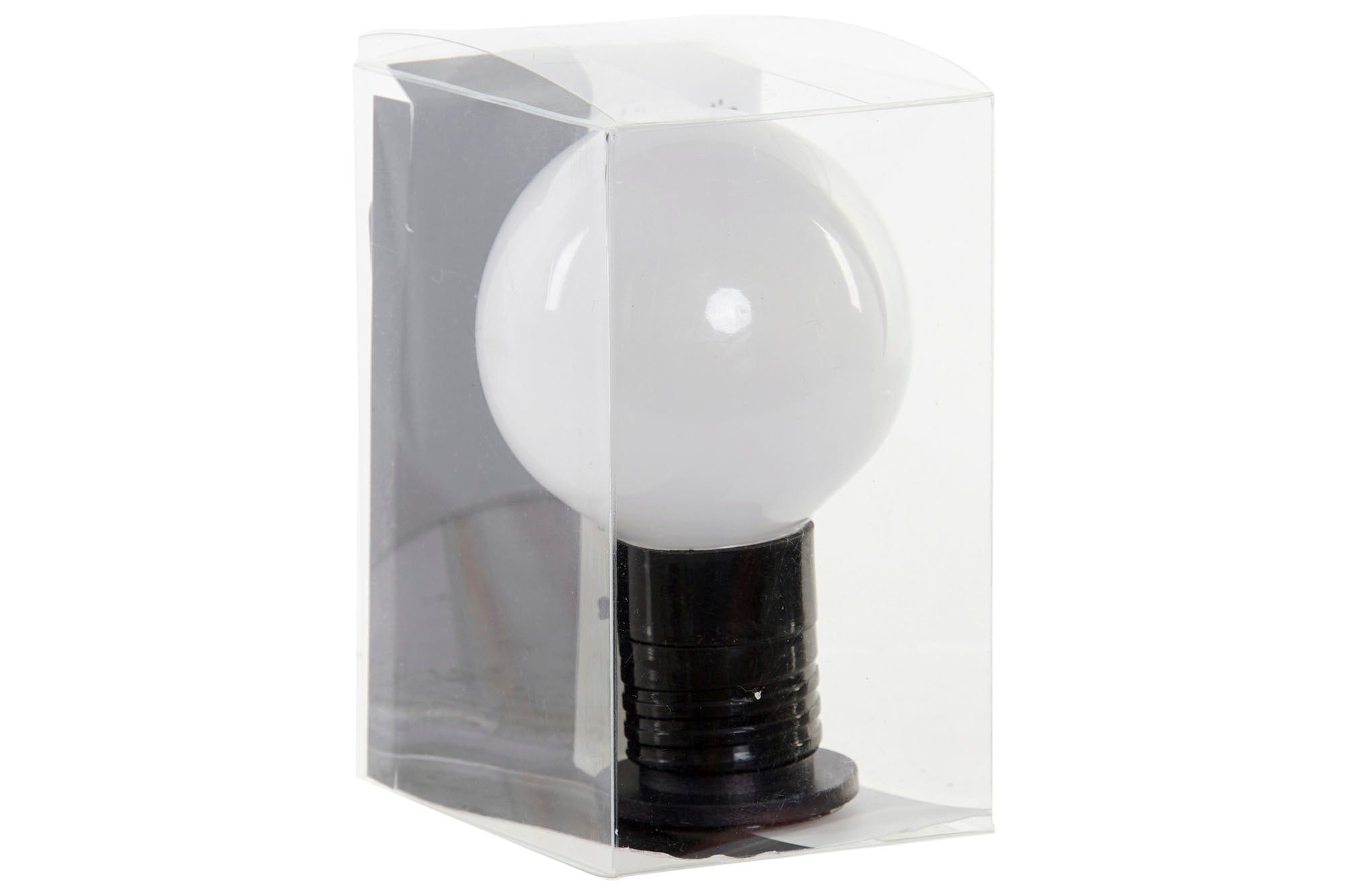 DECORACION LUMINOSA IMAN LED 6X6X10 BOMBILLA NEGRO - Imagen 5