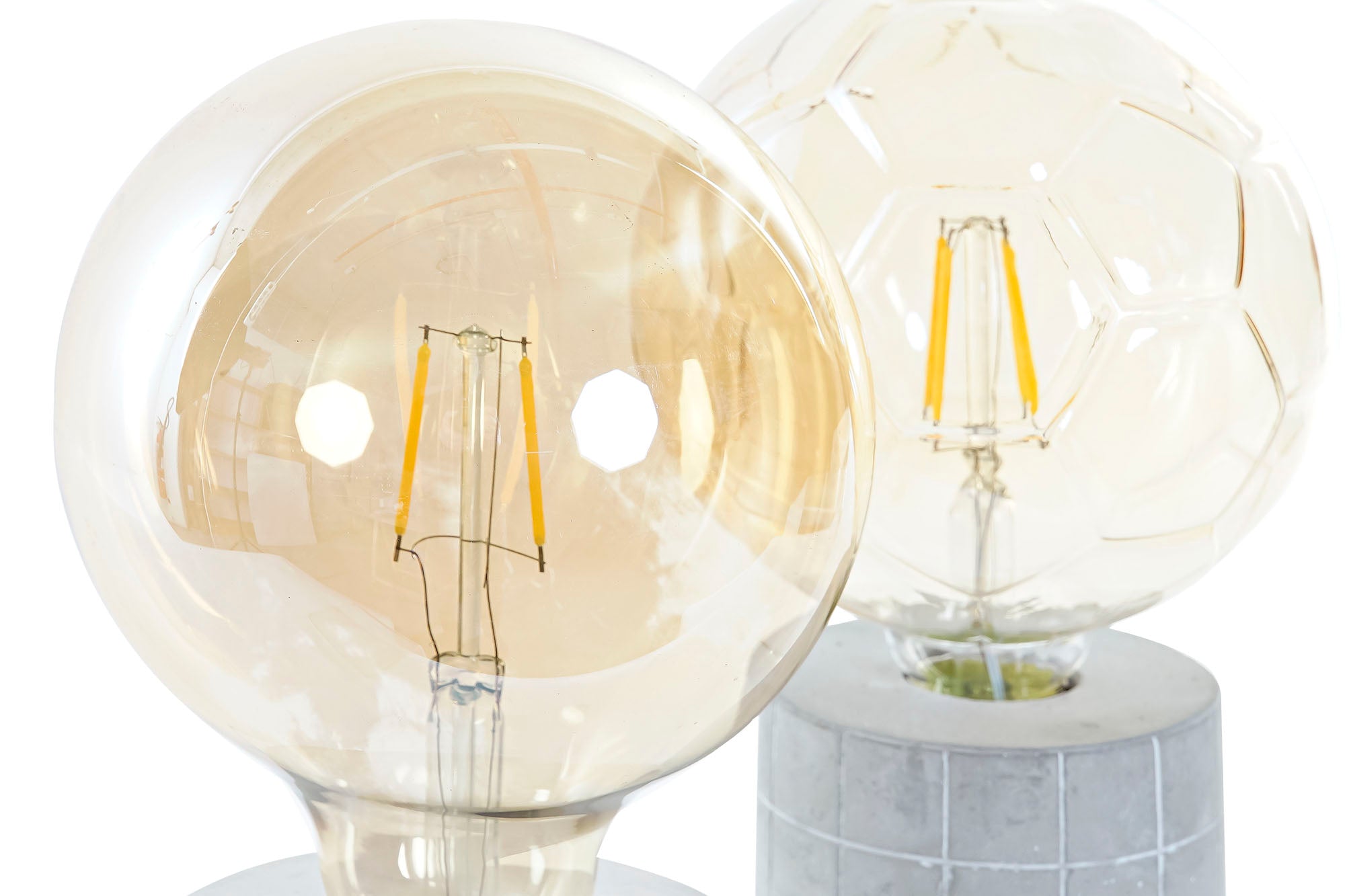 DECORACION LUMINOSA CEMENTO LED 12X12X22 2 SURT. - Imagen 3