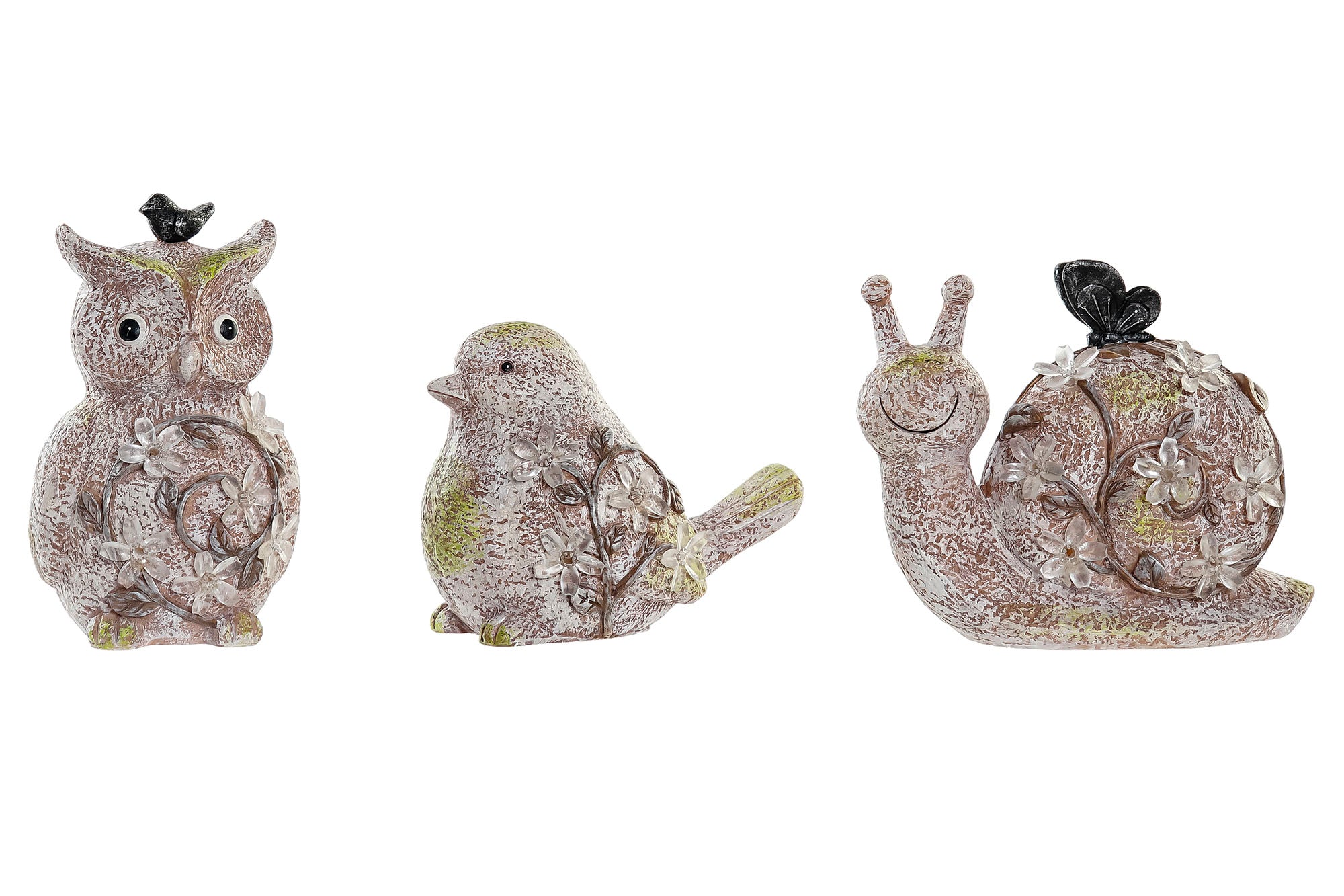 FIGURA LED RESINA 20,5X10X17 ANIMAL 3 SURT. - Imagen 1