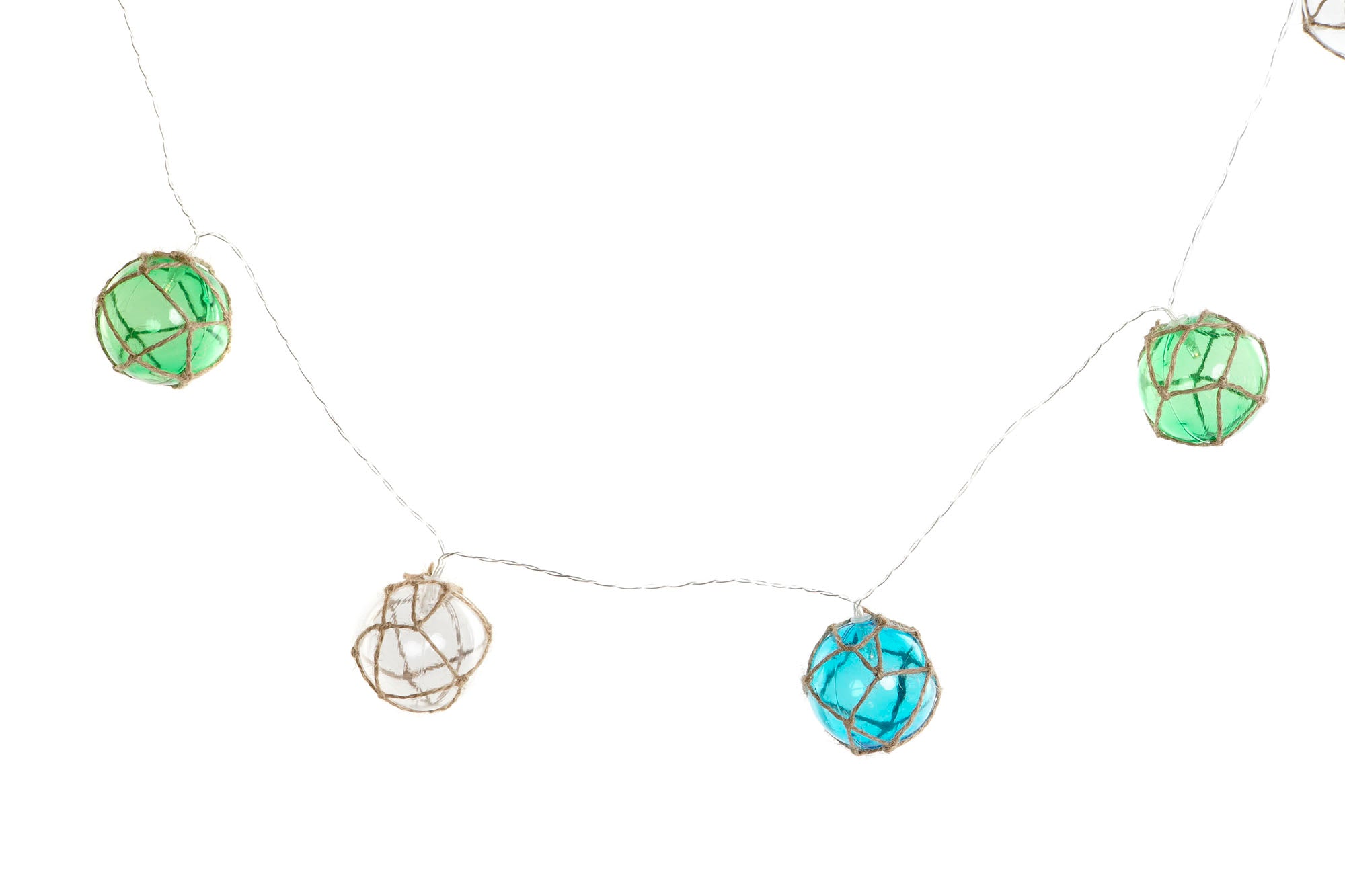 GUIRNALDA LED CUERDA 6X6X230 10L 2XAA VERDE - Imagen 2