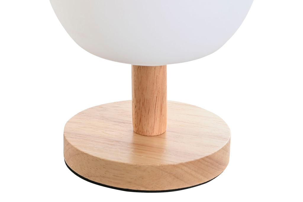 LAMPARA SOBREMESA PE MADERA 12X12X23 E27 IP20 - Imagen 2