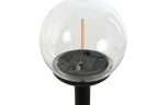 LAMPARA SOLAR LED PLASTICO 10X10X35 EXTERIOR NEGRO - Imagen 2