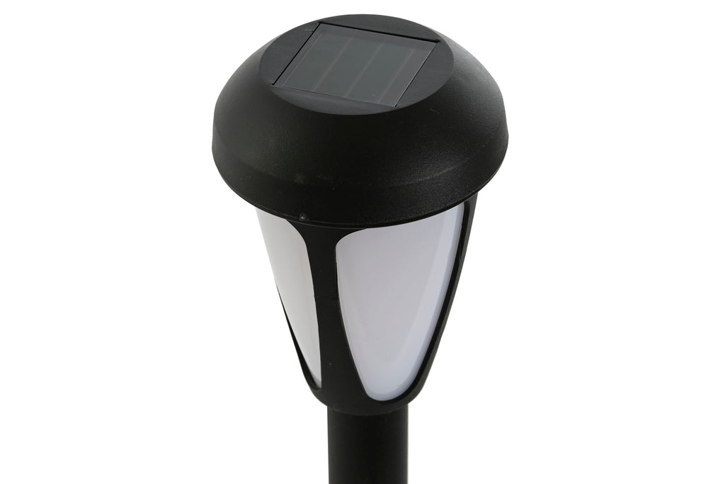 LAMPARA SOLAR LED PLASTICO 7X7X38 NEGRO - Imagen 2