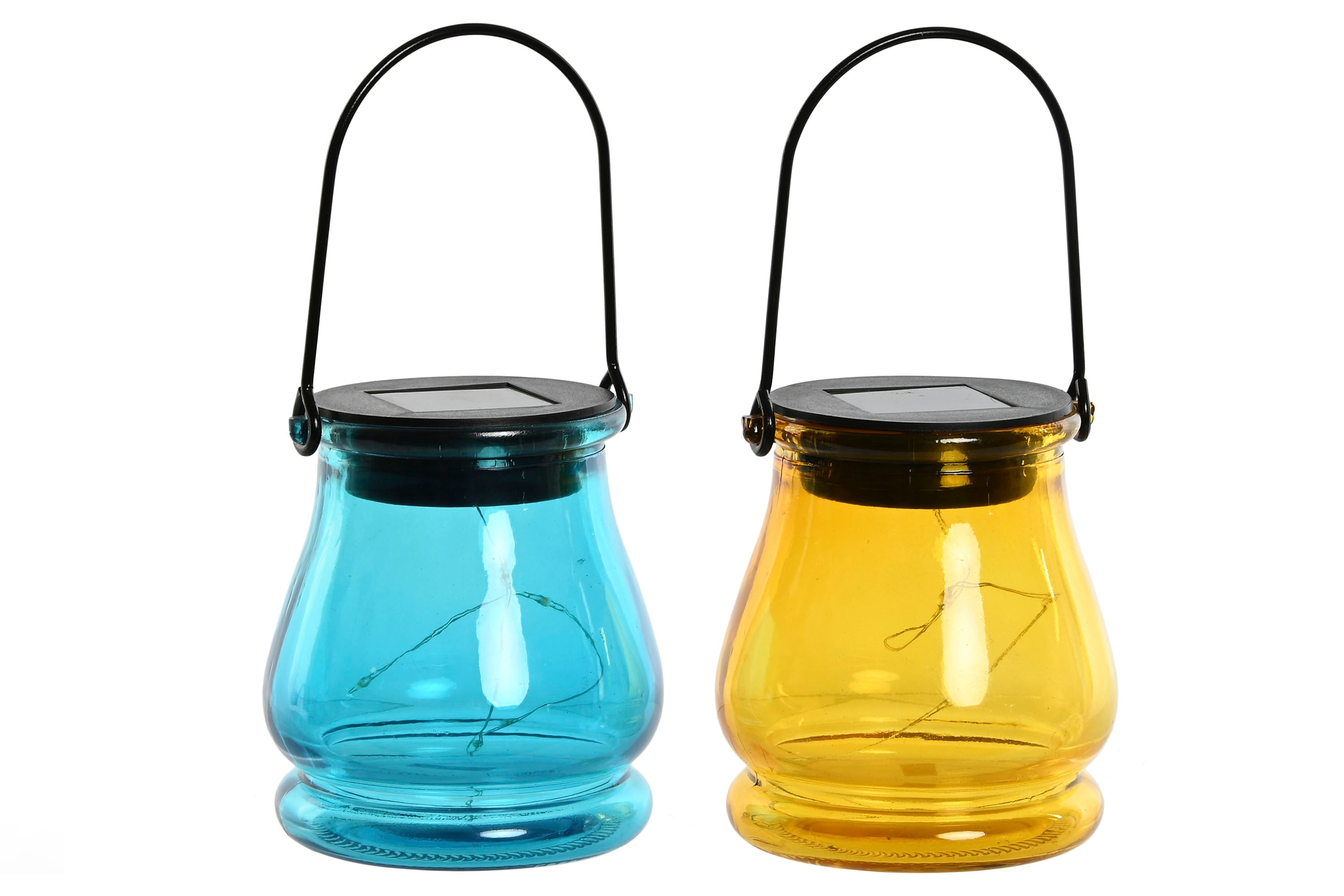 LAMPARA SOLAR LED 8,5X8,5X10 EXTERIOR 2 SURT. - Imagen 1