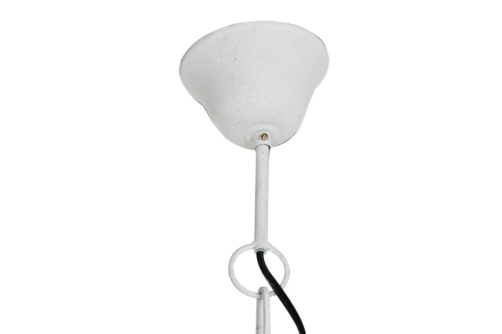 LAMPARA TECHO METAL 42X42X36 RUGOSO BEIGE - Imagen 6