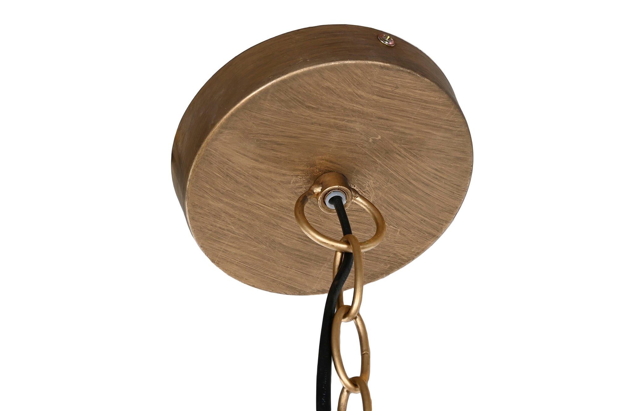 LAMPARA TECHO YUTE METAL 50,5X50,5X148 FLECOS - Imagen 2