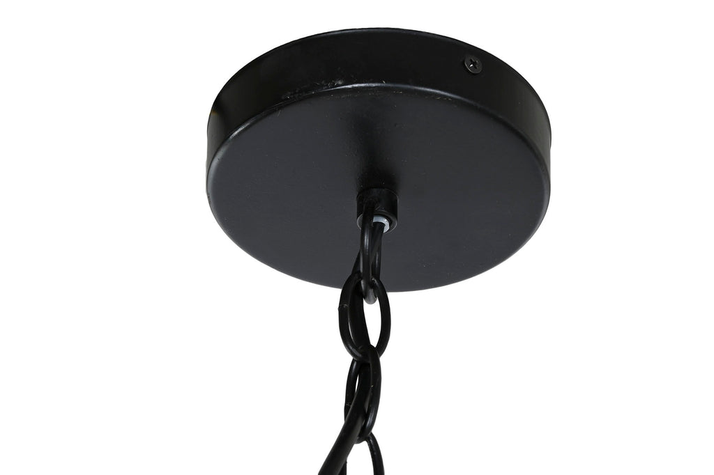 LAMPARA TECHO MADERA METAL 36,5X36,5X174,5 BOLAS - Imagen 5